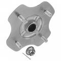 Caltric Rear Axle Wheel Hub With Nut Compatible Honda Trx200 Sx Trx200d Fourtrax 200 2x4 1986-1997