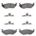 Rear Semi Metallic Brake Pads 4 Piece Set For Ram 1500 2011 To 2018 Classic 2019 2023 Dodge 2006 2010 Durango 2003 2009 