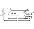 Muffler For Ford New Holland Tractors 3230 3430 3930 4000 4130 4610 Part No A-c7nn5230h Mb256-10 Oval Body 4 In X 8 Shell 