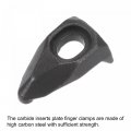 Uxcell Dlm4 High Carbon Steel Inserts Plate Finger Clamp Pressure Fit For Cnc Lathe Turning Tool 5pcs