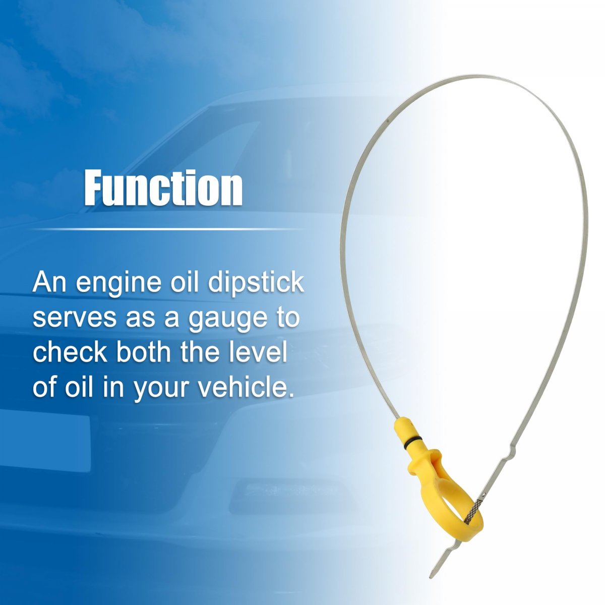 Engine Oil Level Indicator Dipstick For Lincoln Mkt 2013-2018 Mks 2013-2016d Taurus 2013-2019 For Ford Edge 2012-201ne Oil