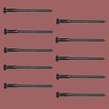 5 16 X 4 Lag Bolt Black Zinc 10 Pack 