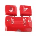 Fydun 3 Pcs Gear Button Kit 6131 9252 912a 1 Esp Antislip Switch Sport Radar Sensor Key Replacement For F20 F21 F22 F23 Red