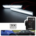 4pcs Full Led White Front Rear Side Marker Lights For Acura Tl 2004-2008 Fender Indicator Turn Signal Light Replace Oem Lamp