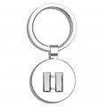 Hj Media Us Army Captain Rank Metal Round Key Chain Keychain Ring 