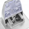 Uxcell Partition Support Bracket Adjustable Desk Divider Clamp Privacy Panel For 3 5-9mm Thick Silver Tone