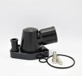 Billet Swivel Thermostat Housings Water Neck Small Block 1 5 Black 