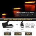 Vipmotoz Sequential Full Led Side View Mirror Turn Signal Lights Compatible With 2020-2022 Toyota Highlander 2022 Corolla Cross