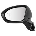 Left Side View Mirror For 2016-2019 Chevy Cruze Heated W O Signal Lamp Blis Cover Ptm Replaces 39125817-pfm Gm1320543