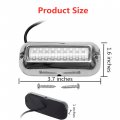 Labwork Blue 27 Underwater Boat Marine Transom Light 316 Stainless Steel Pontoon 12v 120 Beam Angle