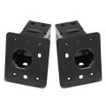 Bumper Impact Bar Bracket Set For Buick Encore 2013-2017 Chevy Trax 2013-2016 42392685 42392684 Black 