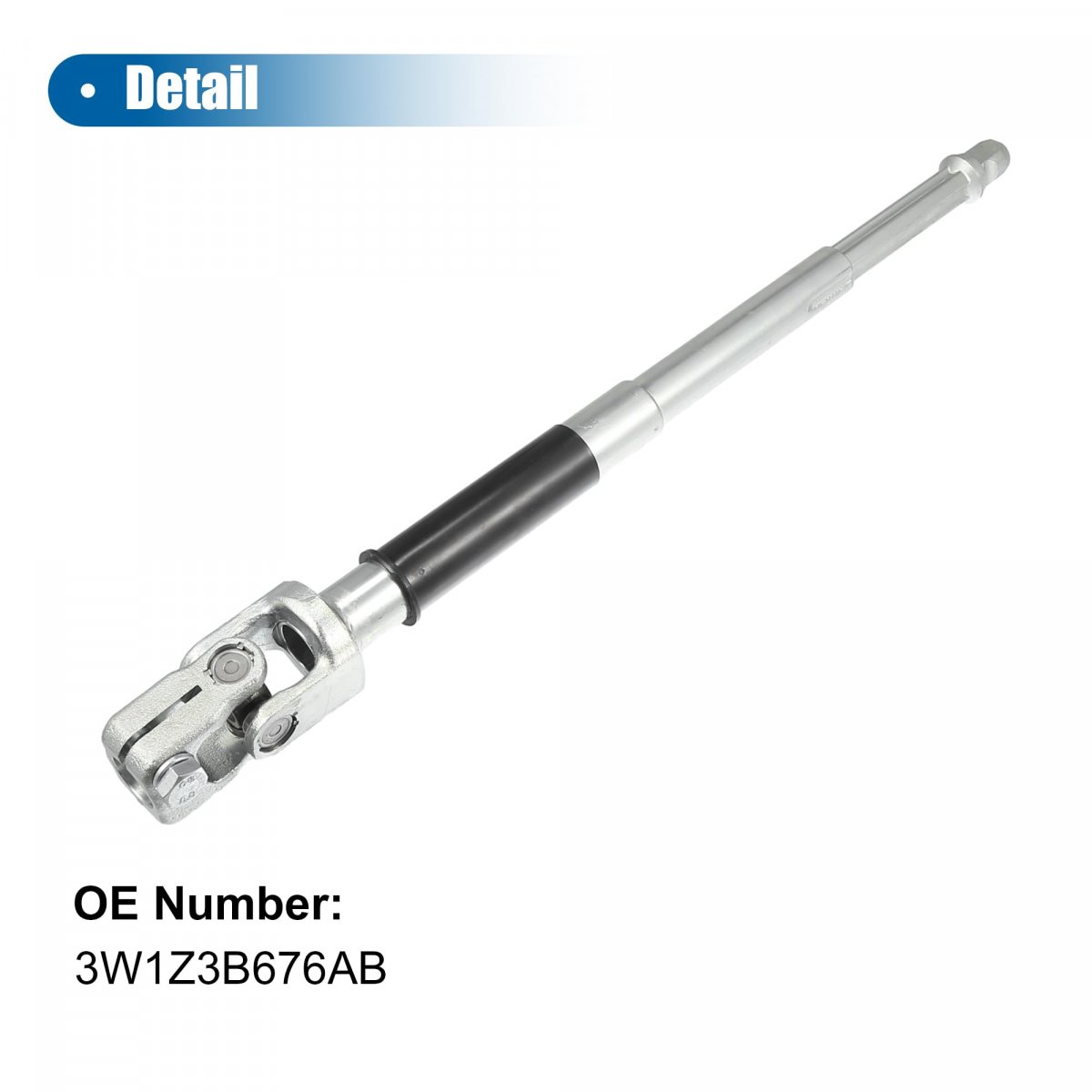 Intermediate Steering Column Shaft For Ford Crown Victoria 2003-2004 8 Cyl 4 6l No 3w1z3b676ab