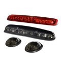 Silverado Sierra Gmt800 Smoked Yellow Led Cab Roof Running Light Dual Row Red 3rd Brake 