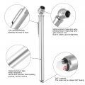 X Autohaux 2pcs 10-100psi Dual Head Stainless Steel Truck Pen Tyre Tire Air Pressure Gauge Grip For Bike Atv Car Suv Large