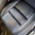 Ecotric Black Artificial Leather Driver Seat Bottom Cover Compatible With 2011-2016 Jeep Grand Cherokee Limited Side