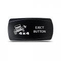 Ch4x4 Rocker Switch Eject Button Symbol-horizontal-green Led