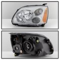 Acanii For 2004-2012 Mitsubishi Galant Halogen Model Chrome Bezel Replacement Headlight Headlamp Driver Side Only