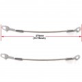 Mallofusa 2pcs Tailgate Cable Tail Gate Replacement For Polaris Ranger 500 700 800 900d 2005-2016
