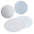 Uxcell 50 Pcs 3-inch Aluminum Oxide White Dry Hook And Loop Sanding Discs Flocking Sandpaper 120 Grit