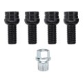 M14 X 1 5 Antitheft Wheel Bolts Lock Lug Nut With Key For Vw Golf Jetta Beetle Passat Audi A3 A4 A5 A6 A8 Tt S3 Q3 Q5 Q7