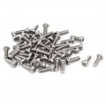 M2x6mm 304 Stainless Steel Button Head Torx Security Machine Screws 50pcs 