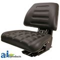 A I Products Seat W Trapezoid Backrest Blk Replacement For Case-ih Part Number T222bl 