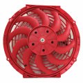 Upgr8 Universal High Performance 12v Slim Electric Cooling Radiator Fan With Mounting Kit 12 Inch Red 