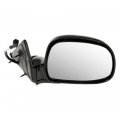 Passenger Side Door Mirror For 1998 Gmc Sonoma Jimmy Electric Power Heated Black Housing Convex Clear Glass Replaces 15151120 