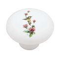Graceful Humming Bird Decorative High Gloss Ceramic Drawer Knob 