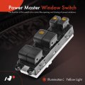 A-premium Driver Side Master Power Window Switch Compatible With Nissan Vehicles 2008 2009 2010 Sentra Replace 25401-zj60a