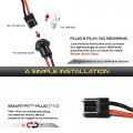 Vipmotoz 10pcs Top Roof Running Led Lamps Kit Compatible With 2003-2009 Hummer H2 Clear Lens Left Driver Right Passenger Side