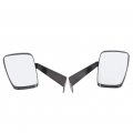 Side Towing Mirror Kit Set With Fixed Arms Replacement For Dm2455000 Compatible John Deere 5000 6000 Series Tractor 2 Pcs Left 