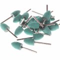 Preamer 20 Pcs 8mm Bullet Rotary Tools Rubber Polishing Burr Bit For Most Accessories Attachment 