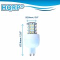 Hqrp 4-pack Dimmable G9 36 Leds Smd3528 120v Ac Led Bulb Warm White