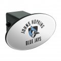 Johns Hopkins University Blue Jays Logo Oval Tow Hitch Cover Trailer Plug Insert 2