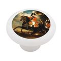 Englands King George By Copley Decorative High Gloss Ceramic Drawer Knob 