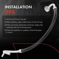 A-premium A C Suction Hose Compatible With Audi A4 2009-2012 Quattro 2012-2015 A5 2008-2011 Q5 S4 S5 Compressor To Evaporator