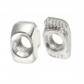 Uxcell Sliding T Slot Nuts M4 Half Round Roll In T-nut For 2020 Series Aluminum Extrusion Profile Carbon Steel Nickel-plated