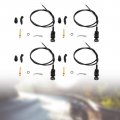 Topteng 4pcs Motorcyce Carburetor Choke Cable Plunger Kit Fits For Honda Rancher 350 Trx350fe 4x4 Es Trx350fm S Trx350te 2x4
