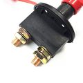 Qiorange Car Battery Isolator Cut Off Switch 12v 24v Max 500a With Removable Key Type C 1pcs