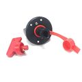 Qiorange Car Battery Isolator Cut Off Switch 12v 24v Max 500a With Removable Key Type C 1pcs