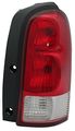 Right Passenger Tail Lamp Assembly For 05-09 Chevrolet Uplander Pontiac Montana Sv6 Red Polycarbonate Lens Waterproof Halogen 
