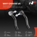A-premium 2 X Front Outer Tie Rod Ends Compatible With Chevrolet Traverse 2018-2021 Blazer 2019-2021 Gmc Acadia 2017-2021 Buick