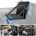 3 In 1 Steering Wheel Eating Tray And Car Back Seat Laptop Desk Multifunctional Office Bag Work Table For Kids Commuters Blue 