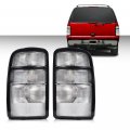 G-plus Tail Lights W O Bulbs Taillamps Rear Pair Set Compatible With Chevy Suburban 1500 2500 Tahoe 2000-2006 Fit Gmc Yukon