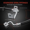 A-premium Front Driver Brake Hydraulic Hose Compatible With Select Ford Models For Mustang 2013-2014 5 8l Replace Dr3z2078b