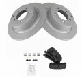Rear Metallic Brake Pads G-coated Rotors Kit For Chrysler Dodge Jeep Mitsu 