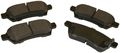 089-1727 Rear Brake Pads Vehicle Specific Fit For Automotive Disc Brakes 