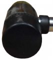 10 Oz 2-in-1 Rubber Nylon Mallet Steel Handle Non-slip Grip Jewelry Leather-craft Woodworking Interchangeable Heads 