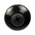 Screw Rivet Cowl Splash Shields For Acura Legend 1990 Nylon Black 8 19mm Center Groove 20mm Head Diameter 2 Pieces 6387695596 
